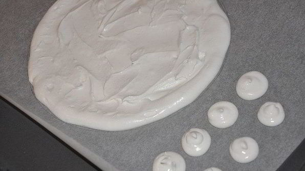 брусничный торт с безе