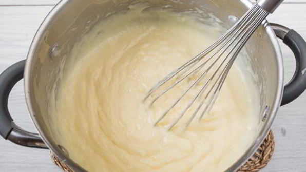 домашний наполеон с кремом пломбир