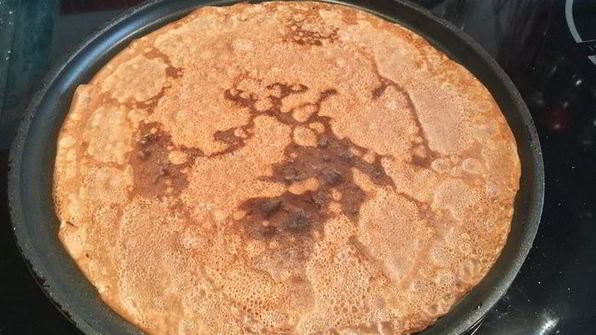 кофейный блинный торт