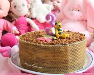 Медовик Пряничный с кокосовым кремом