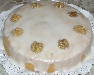 Морковный торт с миндалем