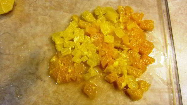 перевернутый апельсиновый торт