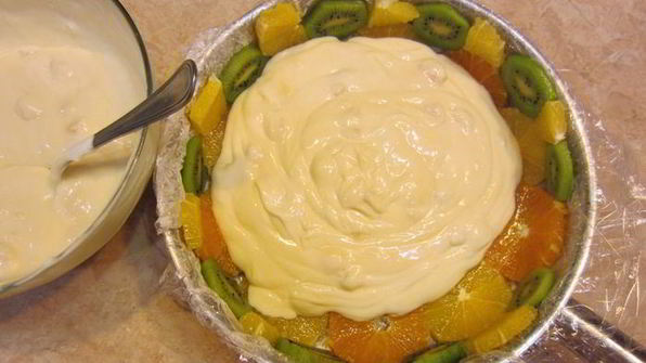 перевернутый апельсиновый торт