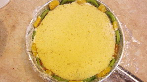 перевернутый апельсиновый торт