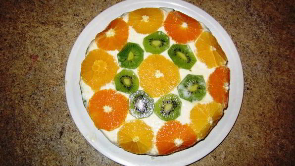 перевернутый апельсиновый торт