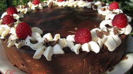 Шоколадный торт без выпечки