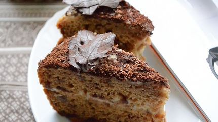 Торт черный принц с вареньем