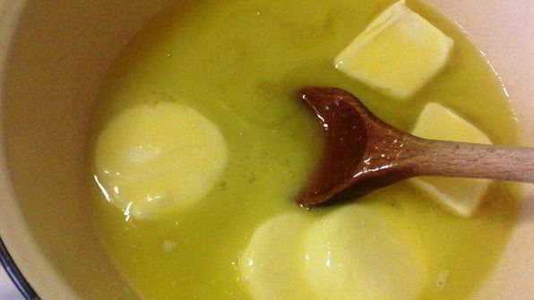 торт медовик с черносливом и грецкими орехами