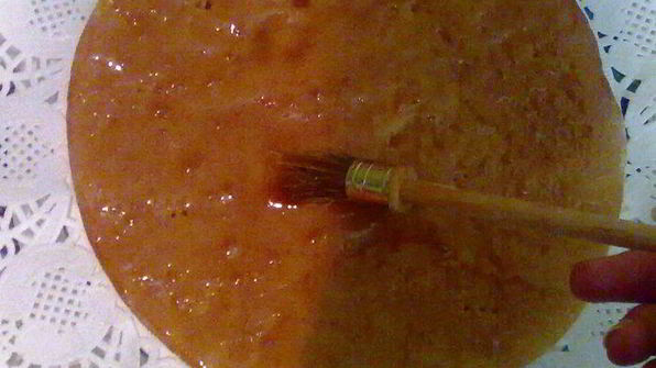 торт медовик с черносливом и грецкими орехами