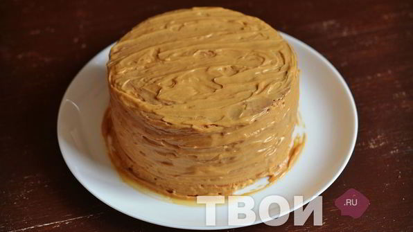 торт на сгущенном молоке