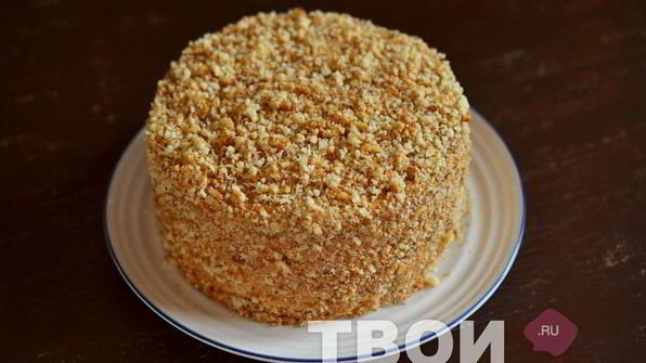 торт на сгущенном молоке
