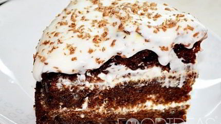 Торт Негр в пене