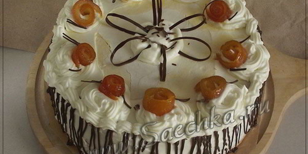 Рецепт торта с безе шарлотта