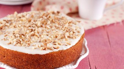 Торт с морковью и орехами