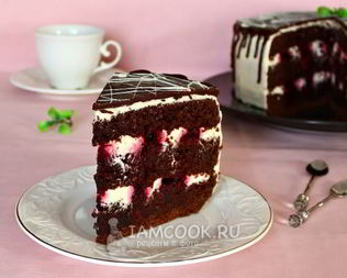 Торт Шоколад на кипятке в мультиварке