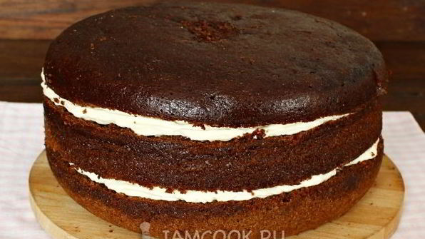 торт шоколад на кипятке в мультиварке