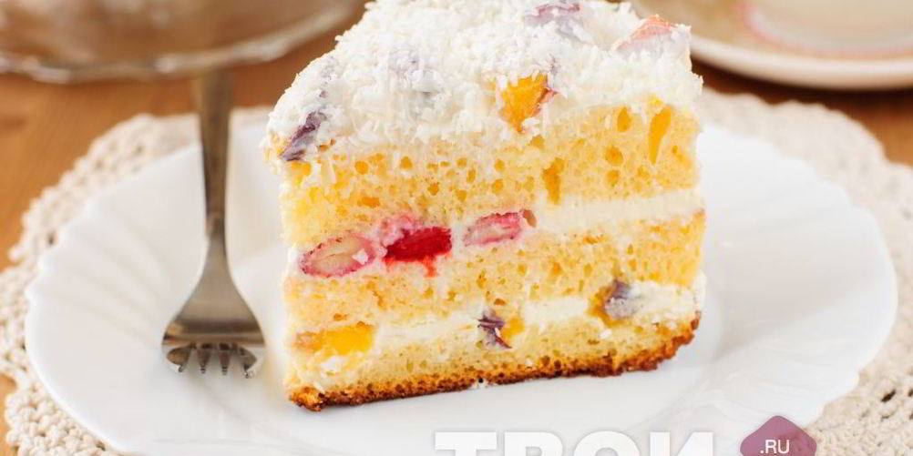 Рецепт торта со сметанным кремом