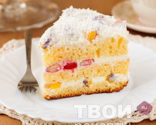 Торт со сметанным кремом