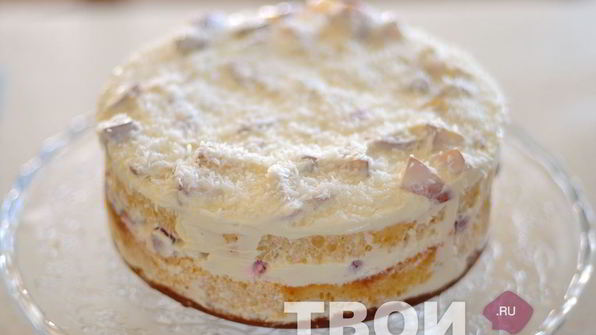 торт со сметанным кремом