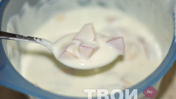 торт со сметанным кремом