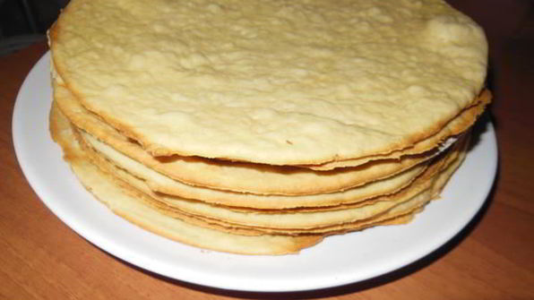 творожно-сметанный слоеный торт настена