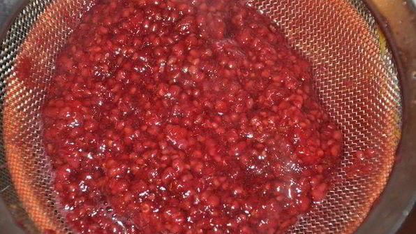 тыквенно-шоколадный торт-купол с малиновым желе