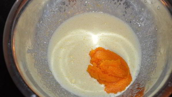 тыквенно-шоколадный торт-купол с малиновым желе