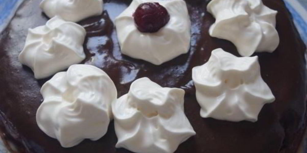 Рецепт вишневого торта со сливками