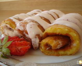 Творожные рулетики