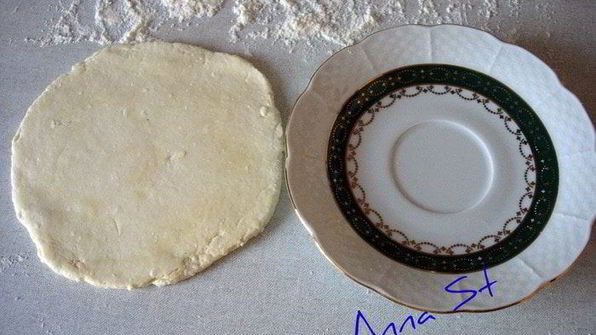 творожные слойки с яблоками