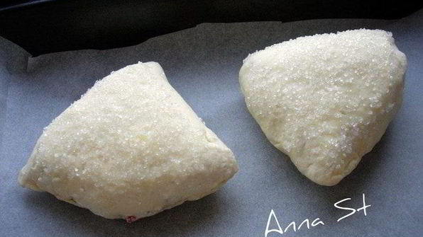 творожные слойки с яблоками