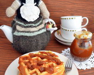 Банановые вафли