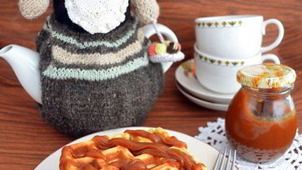 Банановые вафли