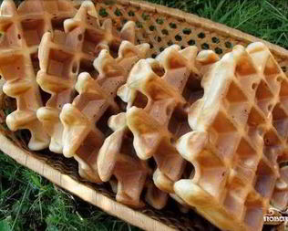 Бельгийские вафли без яиц