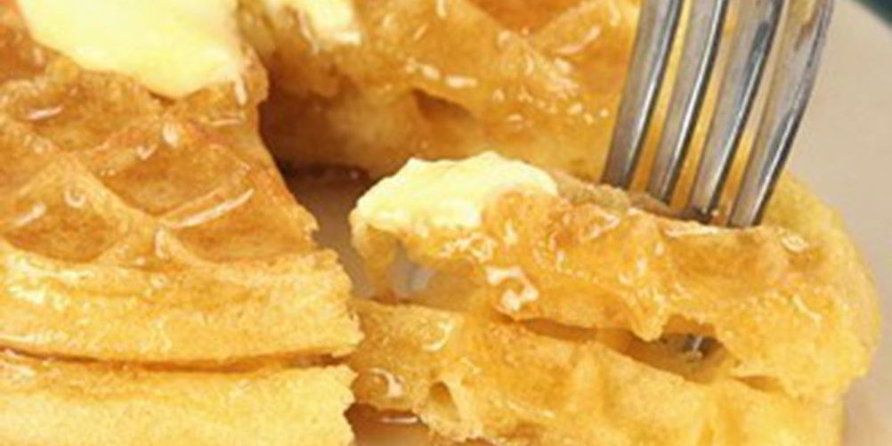 Рецепт бельгийских вафель с беконом