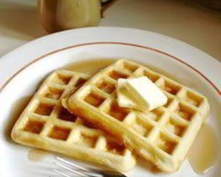 Дрожжевые вафли в электровафельнице