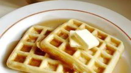 Дрожжевые вафли в электровафельнице
