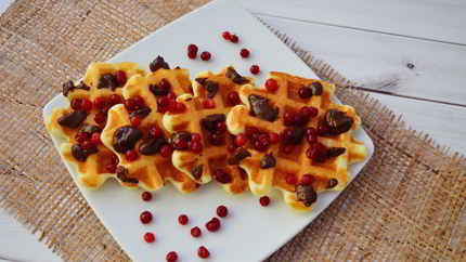 Творожные вафли