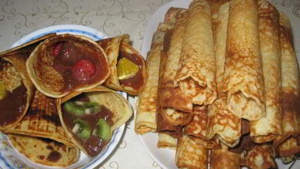 Вафельные трубочки с кремом Нутелла