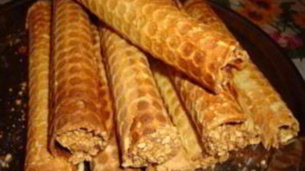 вафельные трубочки