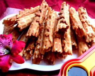 Вафли на рисовой муке хрустящие