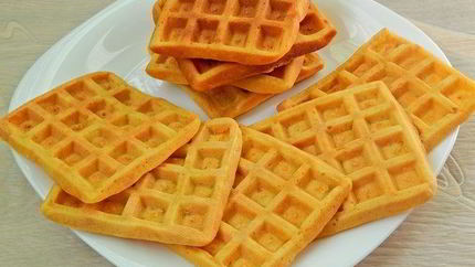 Вафли с абрикосом