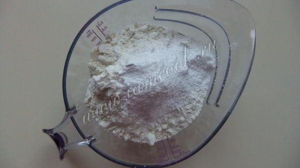 вафли с рисовой кашей и киселем