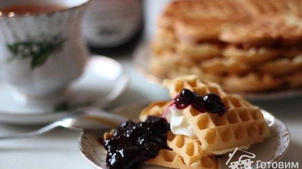 ванильные вафли