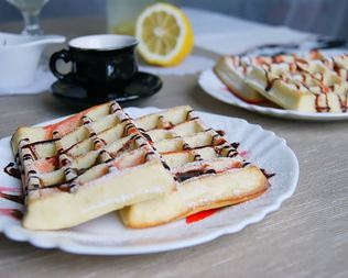 Венские вафли без вафельницы