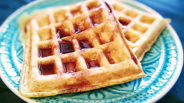 яблочные вафли