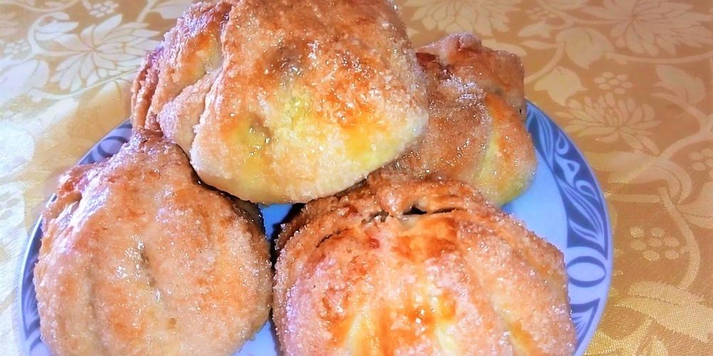 Рецепт яблок в тесте булочки с яблоком