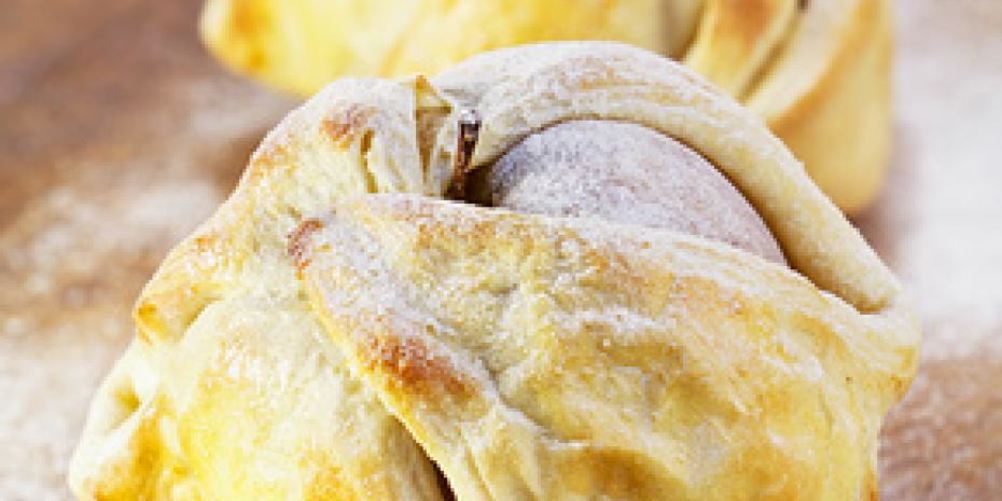 Рецепт яблок в тесте