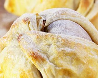 Яблоки в тесте