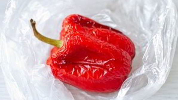 перевернутые профитроли с сырным кремом и перцем